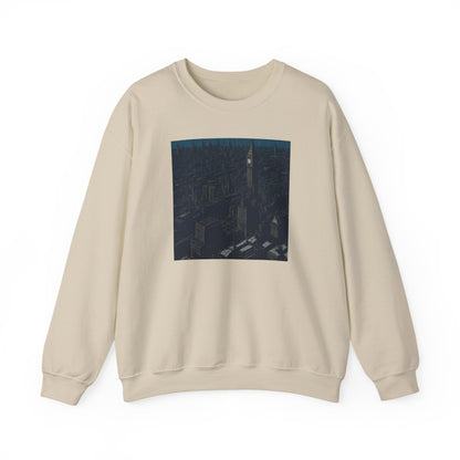 A city Unisex Heavy Blend Crewneck Sweatshirt