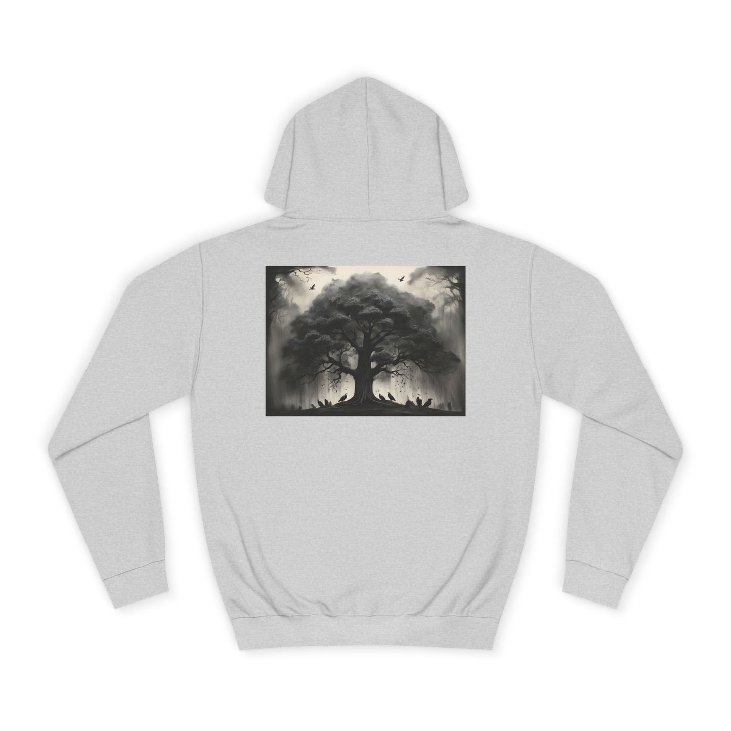 Echoes of the Abyss Graphic Unisex College Hoodie
