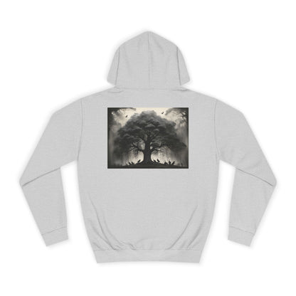 Echoes of the Abyss Graphic Unisex College Hoodie