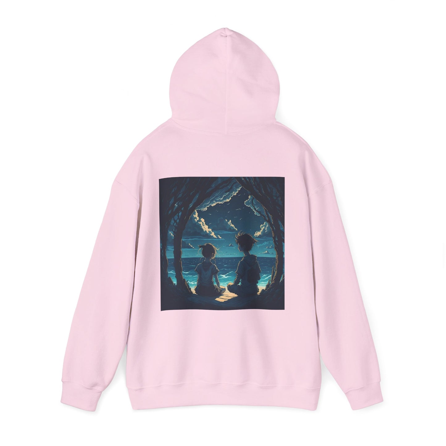 Tranquil graphic Unisex Heavy Blend Hooded Sweatshirt