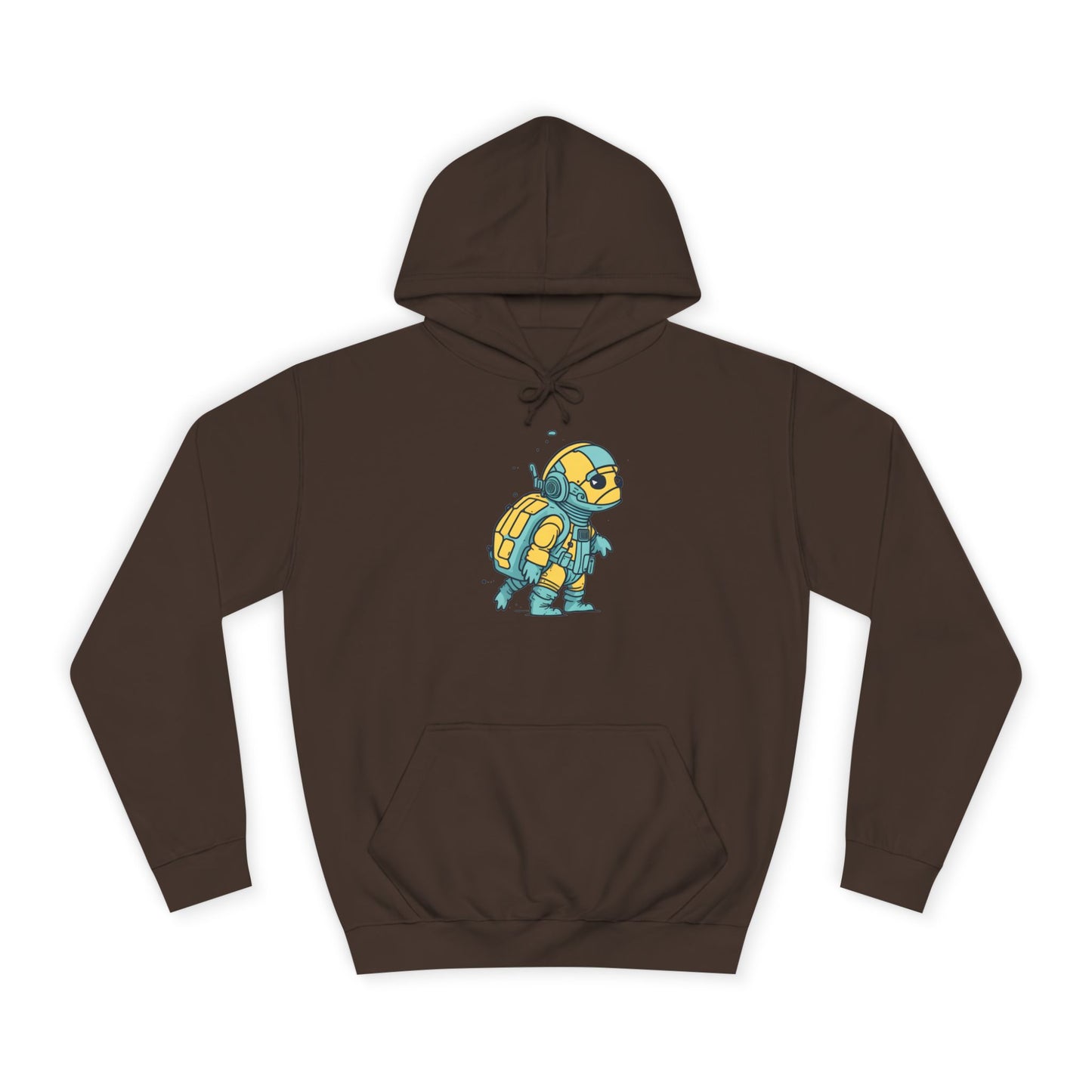 Cosmic Voyager Turtle Unisex College Hoodie