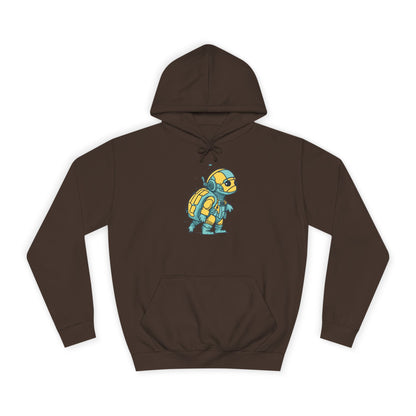 Cosmic Voyager Turtle Unisex College Hoodie