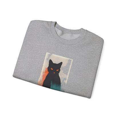 Grace in Purr Unisex Heavy Blend™ Crewneck Graphic Sweatshirt