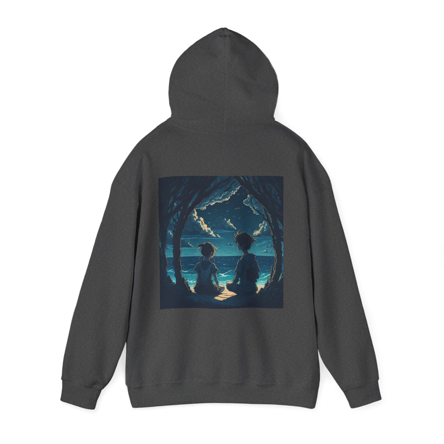 Tranquil graphic Unisex Heavy Blend Hooded Sweatshirt