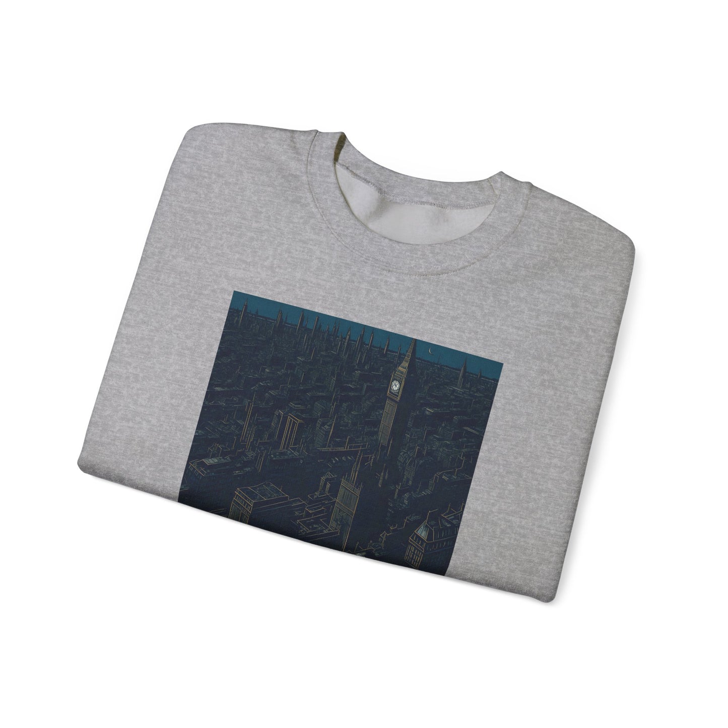 A city Unisex Heavy Blend Crewneck Sweatshirt