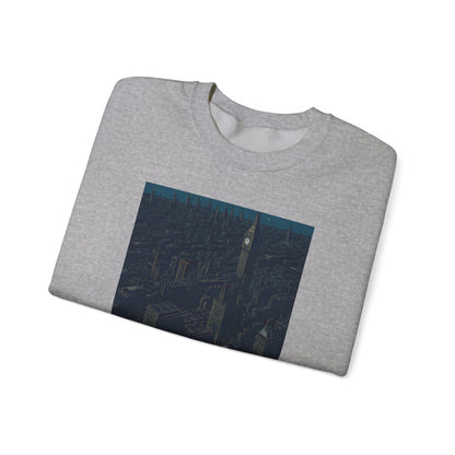 A city Unisex Heavy Blend Crewneck Sweatshirt