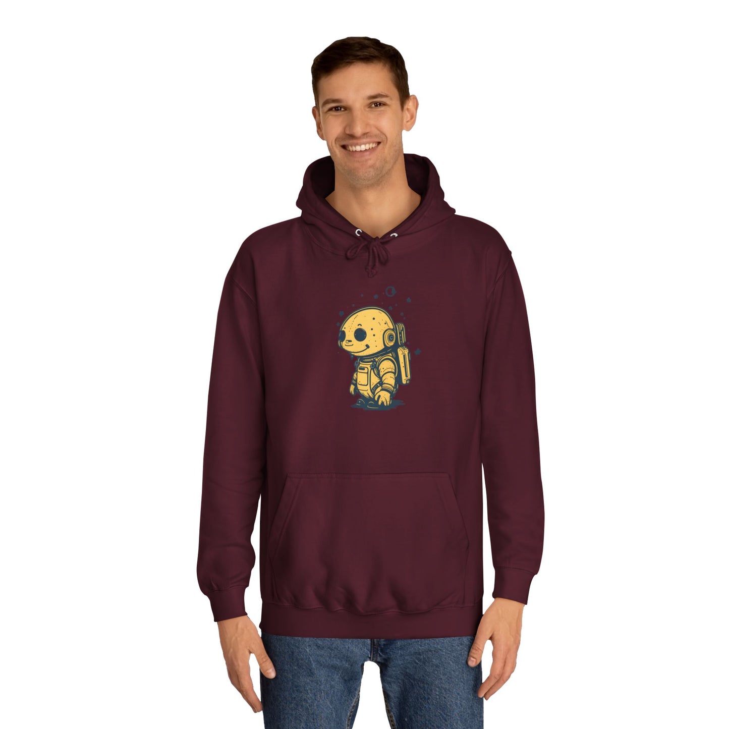 Astro-Turtle Adventure Unisex College Hoodie