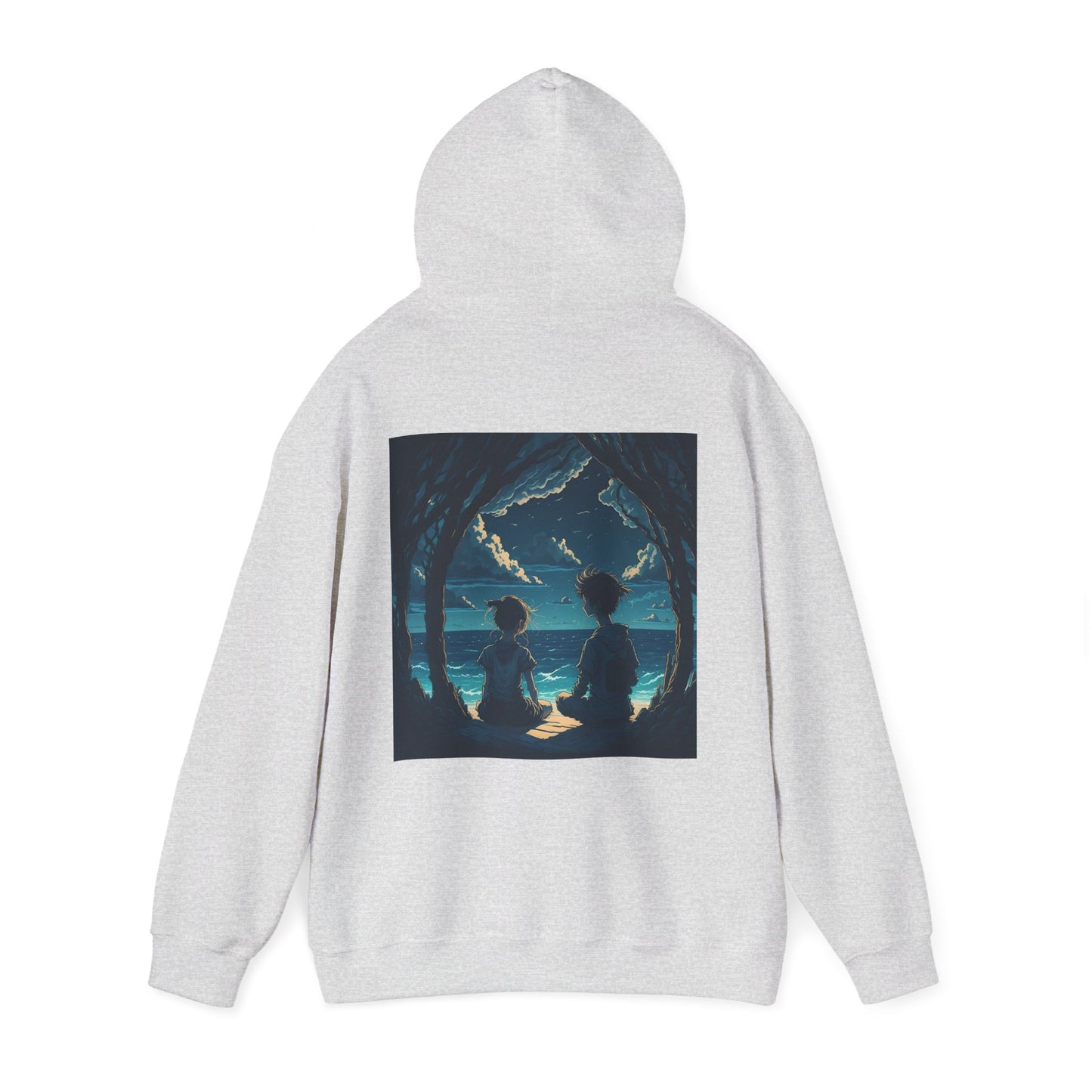 Tranquil graphic Unisex Heavy Blend Hooded Sweatshirt