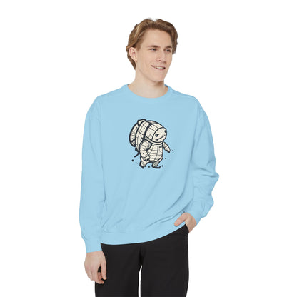 Celestial Explorer Turtle Unisex Garment-Dyed Sweatshirt