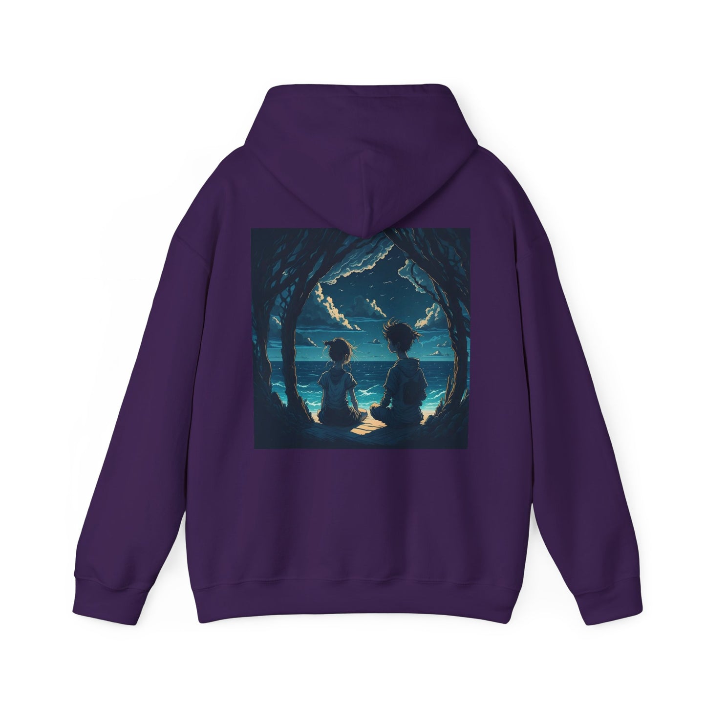 Tranquil graphic Unisex Heavy Blend Hooded Sweatshirt