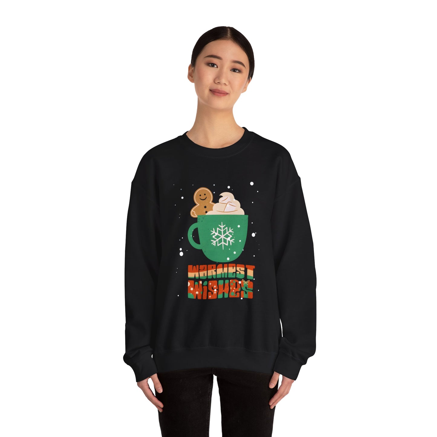 Gingerbread & Cocoa Comfort Sweatshirt Unisex Crewneck Christmas Sweatshirt