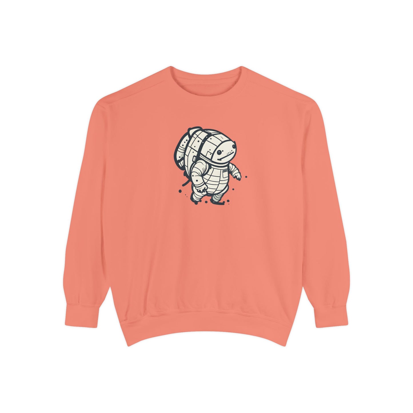 Celestial Explorer Turtle Unisex Garment-Dyed Sweatshirt