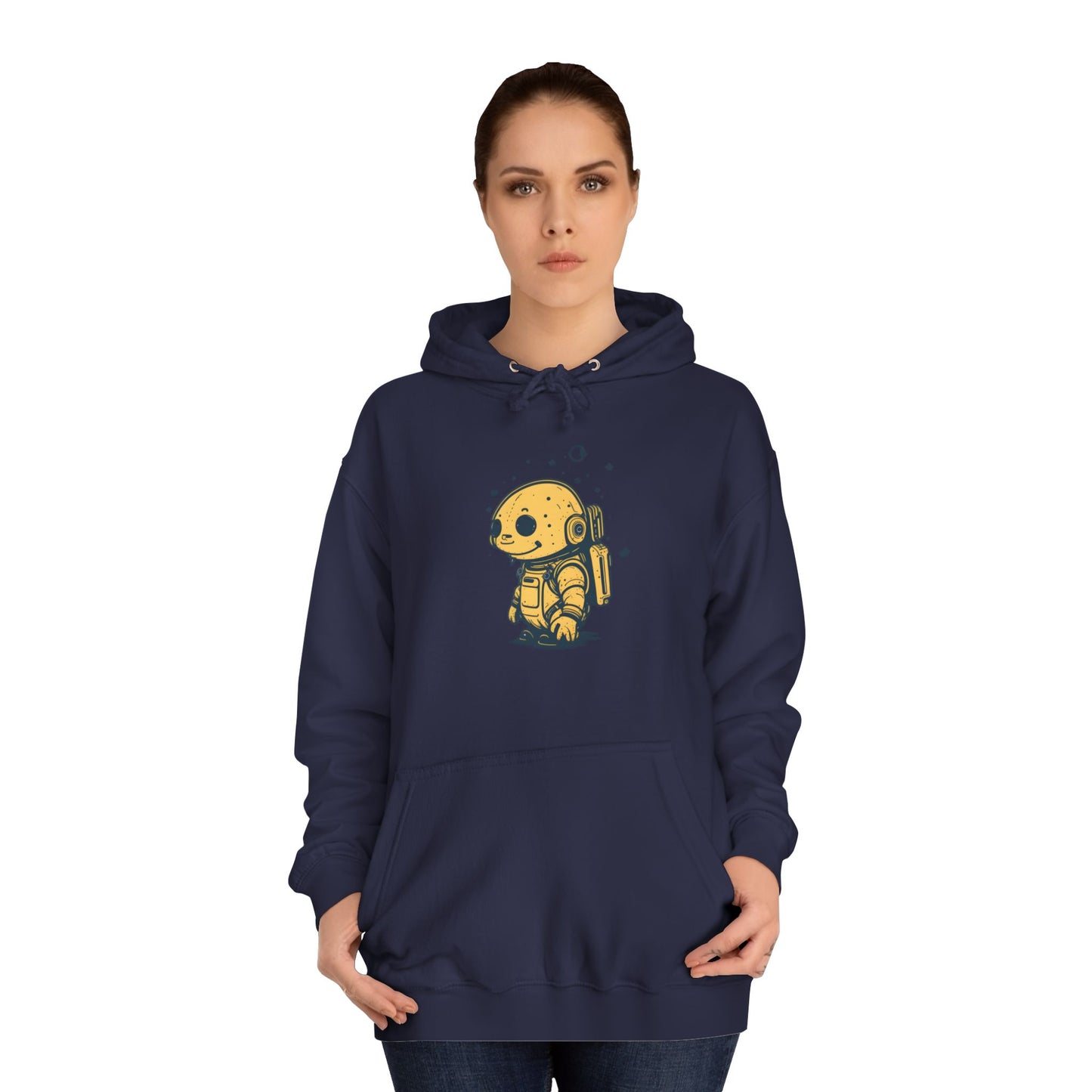 Astro-Turtle Adventure Unisex College Hoodie