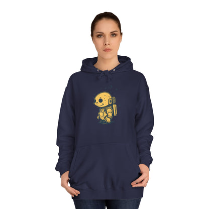 Astro-Turtle Adventure Unisex College Hoodie