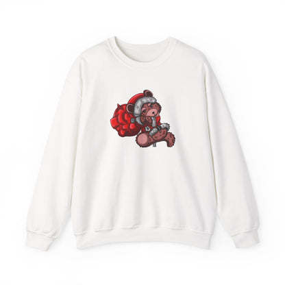 Jolly Paws Santa Bear Unisex Crewneck Christmas Sweatshirt