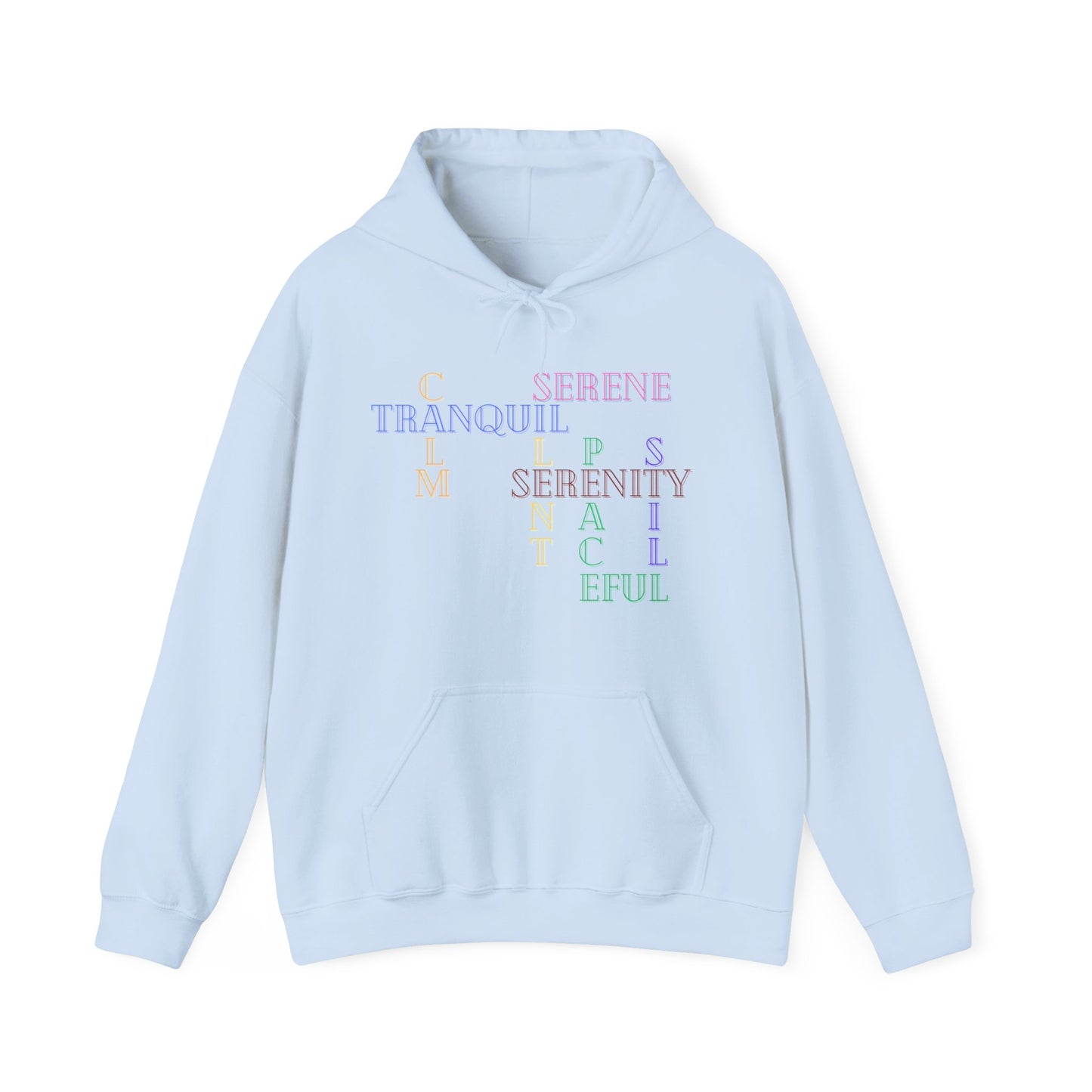 Tranquil graphic Unisex Heavy Blend Hooded Sweatshirt