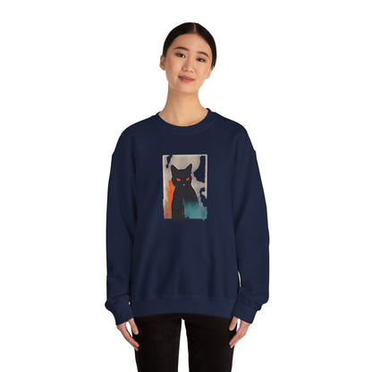 Grace in Purr Unisex Heavy Blend™ Crewneck Graphic Sweatshirt