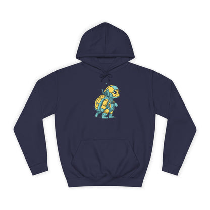 Cosmic Voyager Turtle Unisex College Hoodie