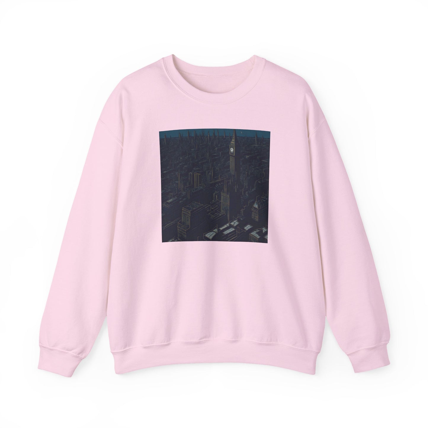 A city Unisex Heavy Blend Crewneck Sweatshirt