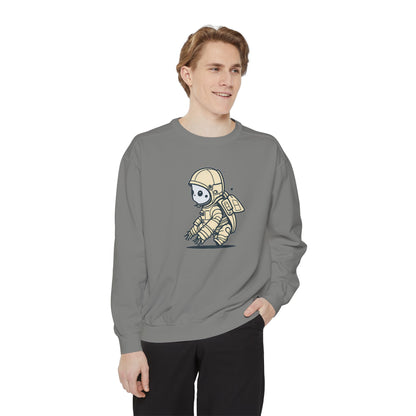 Galactic Guardian Turtle Unisex Garment-Dyed Sweatshirt