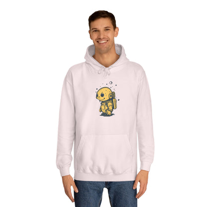 Astro-Turtle Adventure Unisex College Hoodie