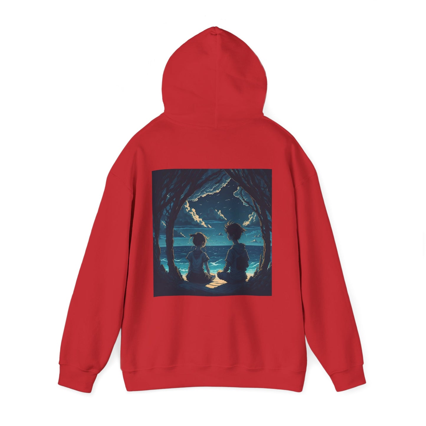Tranquil graphic Unisex Heavy Blend Hooded Sweatshirt