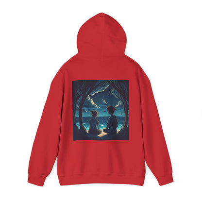 Tranquil graphic Unisex Heavy Blend Hooded Sweatshirt