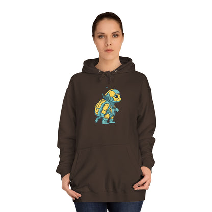Cosmic Voyager Turtle Unisex College Hoodie