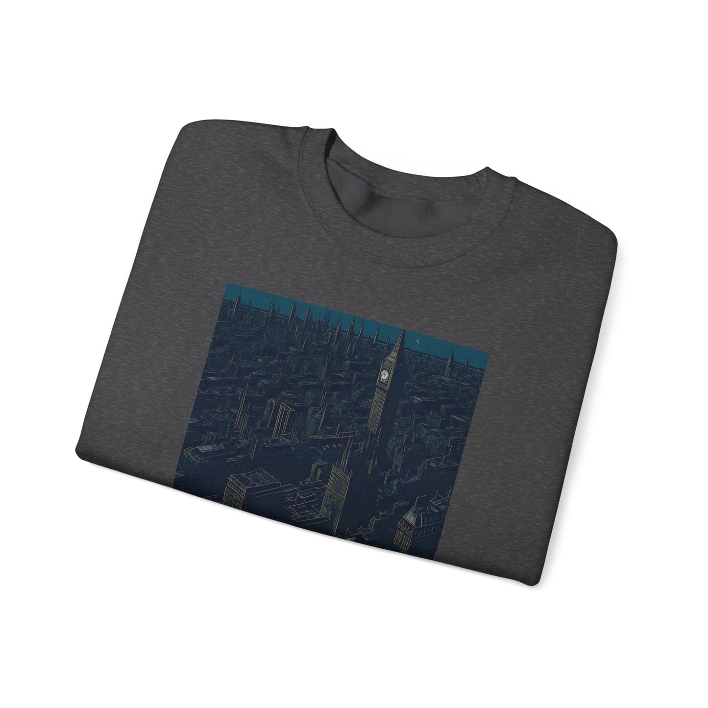 A city Unisex Heavy Blend Crewneck Sweatshirt