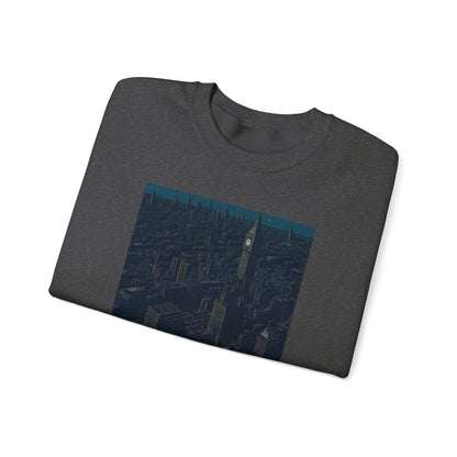 A city Unisex Heavy Blend Crewneck Sweatshirt