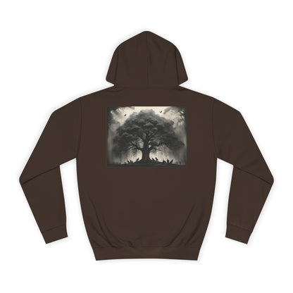 Echoes of the Abyss Graphic Unisex College Hoodie