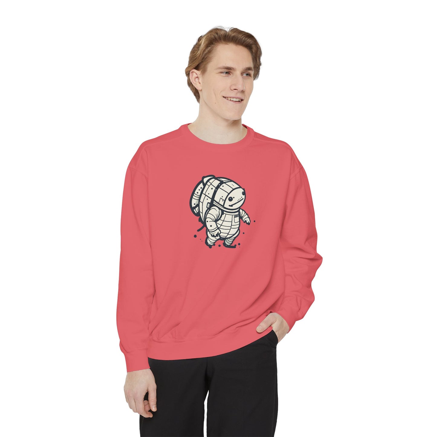 Celestial Explorer Turtle Unisex Garment-Dyed Sweatshirt