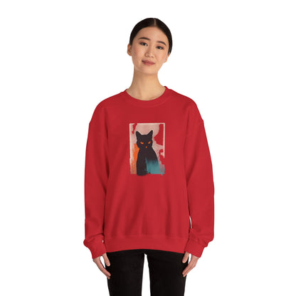 Grace in Purr Unisex Heavy Blend™ Crewneck Graphic Sweatshirt