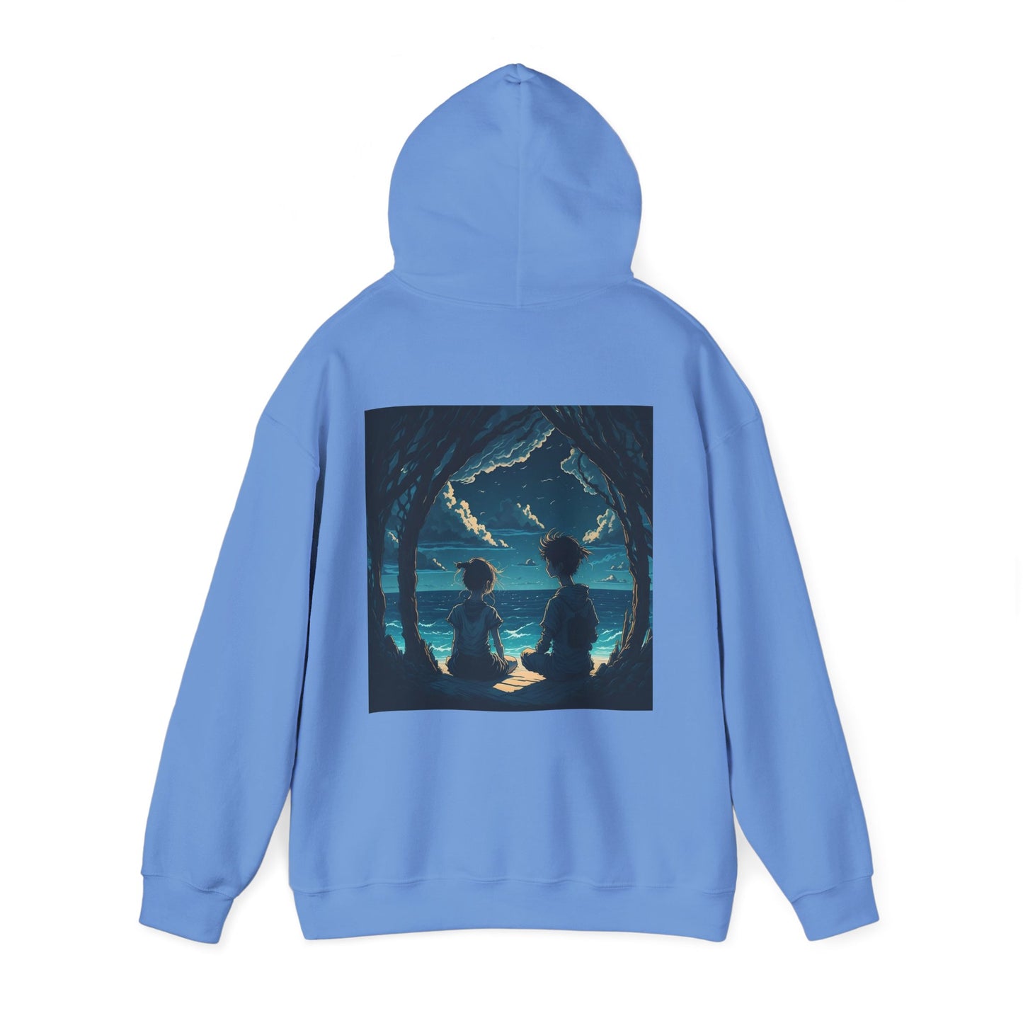 Tranquil graphic Unisex Heavy Blend Hooded Sweatshirt