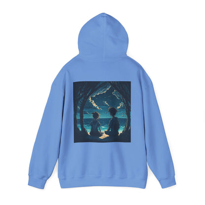 Tranquil graphic Unisex Heavy Blend Hooded Sweatshirt