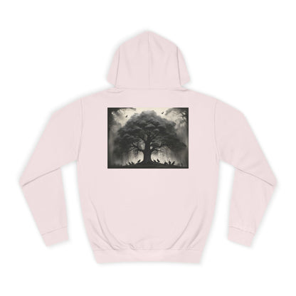 Echoes of the Abyss Graphic Unisex College Hoodie