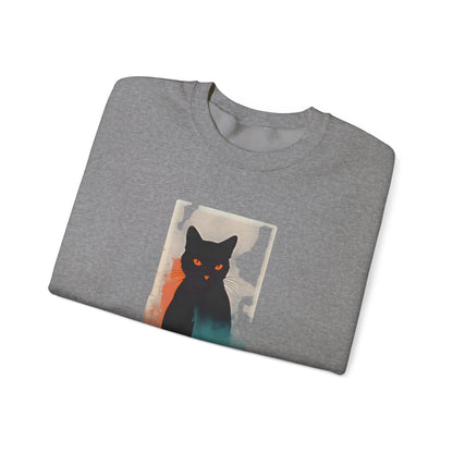 Grace in Purr Unisex Heavy Blend™ Crewneck Graphic Sweatshirt