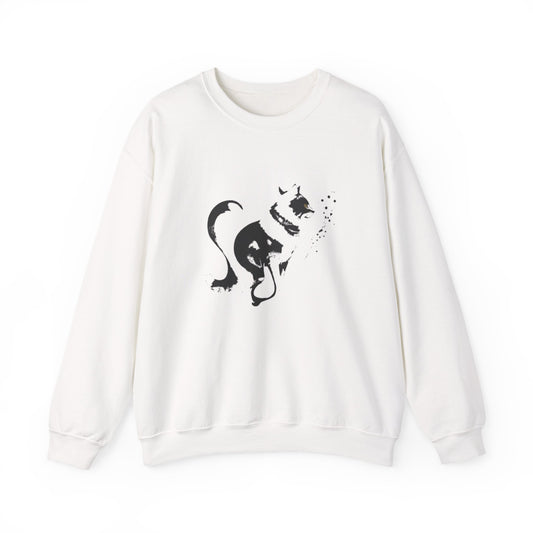Whiskers in strokes Unisex Heavy Blend™ Crewneck Graphic Sweatshirt