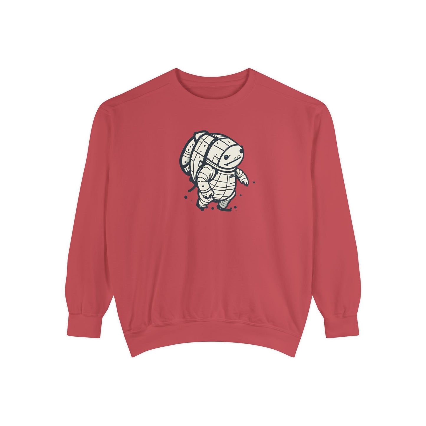 Celestial Explorer Turtle Unisex Garment-Dyed Sweatshirt