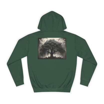 Echoes of the Abyss Graphic Unisex College Hoodie