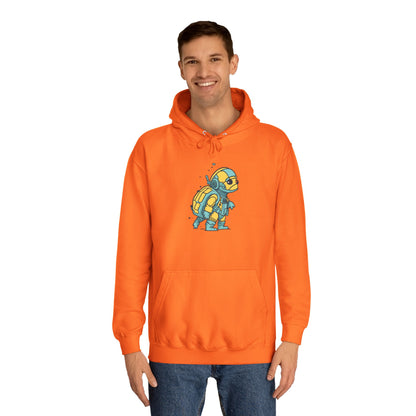Cosmic Voyager Turtle Unisex College Hoodie