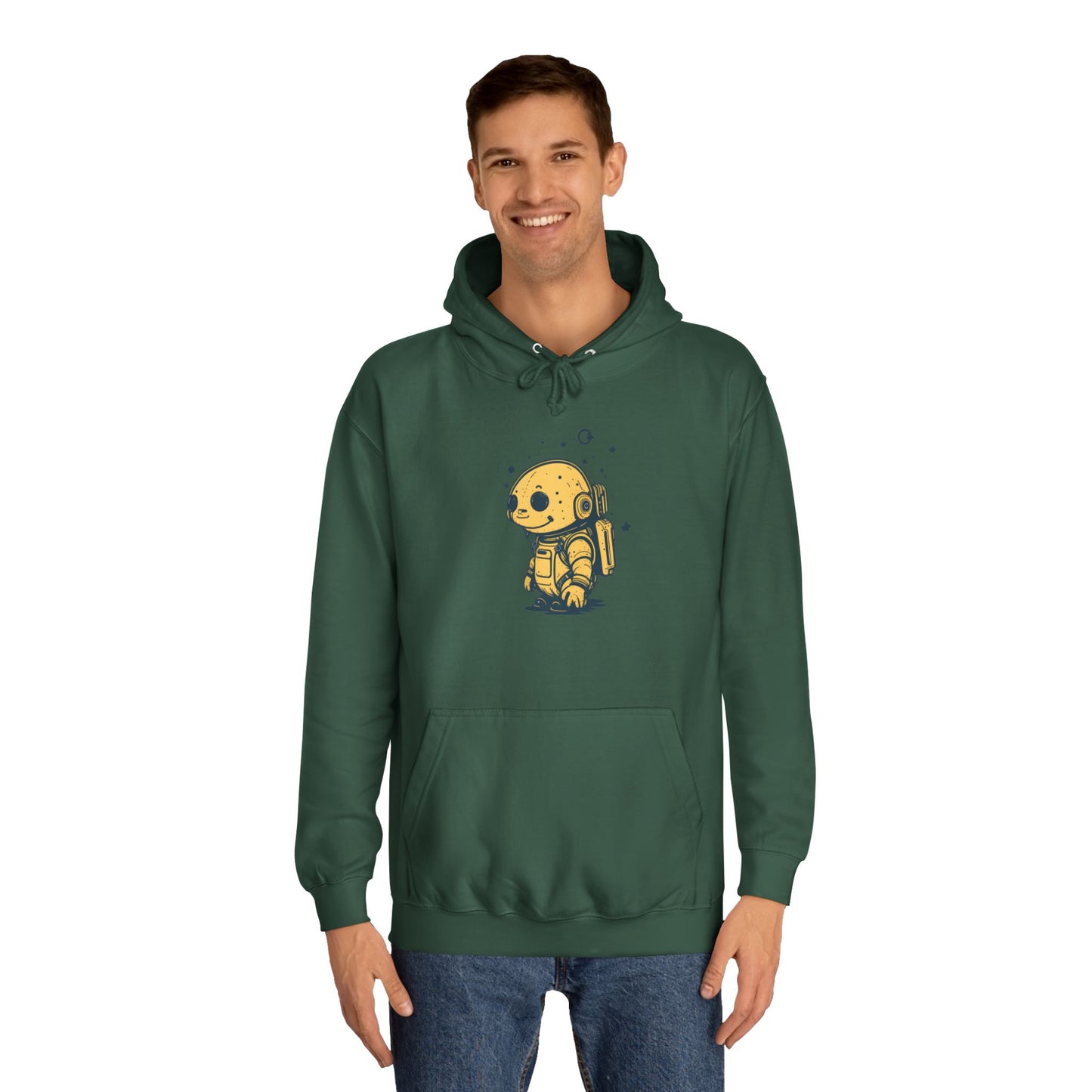 Astro-Turtle Adventure Unisex College Hoodie