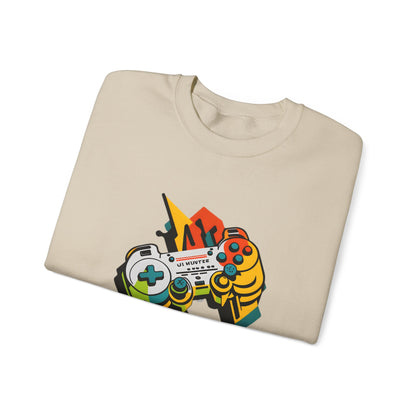 Retro cool Ps5 Controller Unisex Heavy Blend™ Crewneck Sweatshirt/long sleeve