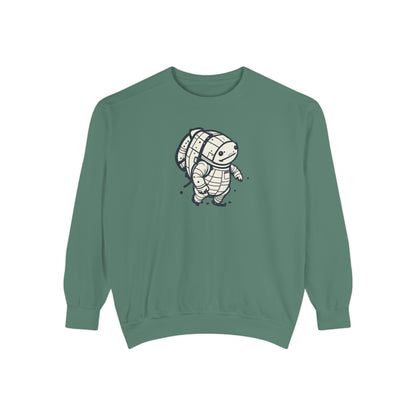 Celestial Explorer Turtle Unisex Garment-Dyed Sweatshirt