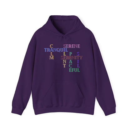 Tranquil graphic Unisex Heavy Blend Hooded Sweatshirt