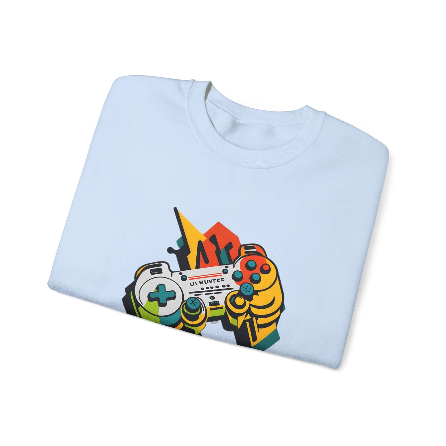 Retro cool Ps5 Controller Unisex Heavy Blend™ Crewneck Sweatshirt/long sleeve