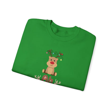 Oh Deer, Tangled Cheer Unisex Crewneck Christmas Sweatshirt