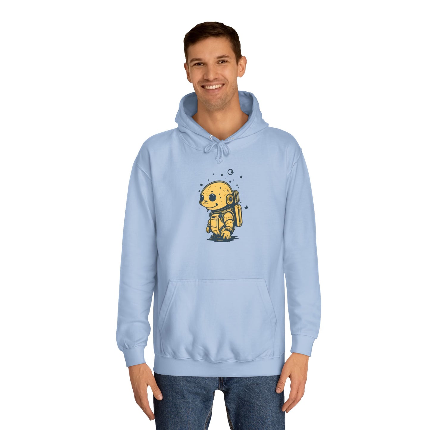 Astro-Turtle Adventure Unisex College Hoodie
