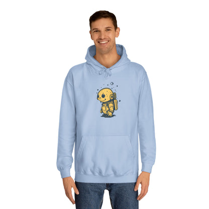 Astro-Turtle Adventure Unisex College Hoodie