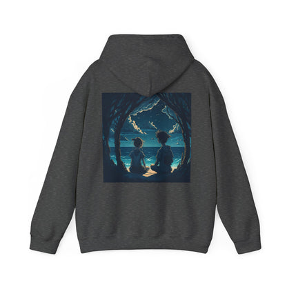 Tranquil graphic Unisex Heavy Blend Hooded Sweatshirt